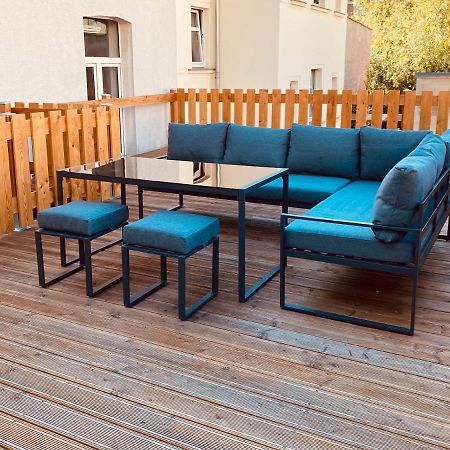 Grosser Terrassentraum In Klein Venedig Leipzig Eksteriør bilde