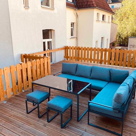 Grosser Terrassentraum In Klein Venedig Leipzig Eksteriør bilde