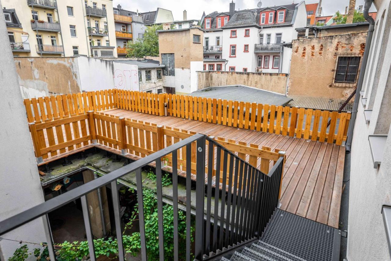 Grosser Terrassentraum In Klein Venedig Leipzig Eksteriør bilde